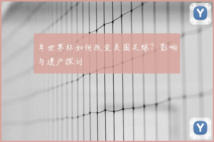 年世界杯如何改变美国足球？影响与遗产探讨